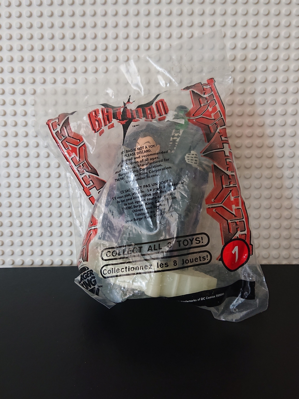 2000 DC Burger King - Batman Beyond Enemy Blight On The Glow 1 - Sealed BK Toy